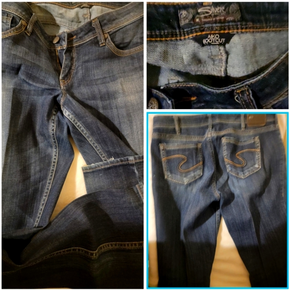 Silver Aiko Jeans
